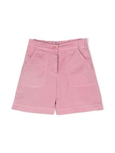 Il Gufo short en coton à taille élastiquée - Rose