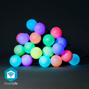 SmartLife Decoratieve LED | Wi-Fi | RGB | 20 LED&apos;s | 10 m | Android / IOS