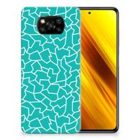 Xiaomi Poco X3 | Poco X3 Pro | Hoesje maken | Cracks Blue