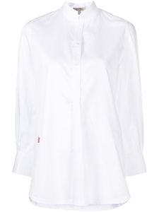 SHIATZY CHEN chemise en coton à col mao - Blanc