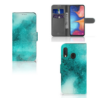Hoesje Samsung Galaxy A20e Painting Blue