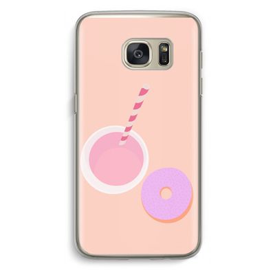 Donut: Samsung Galaxy S7 Transparant Hoesje