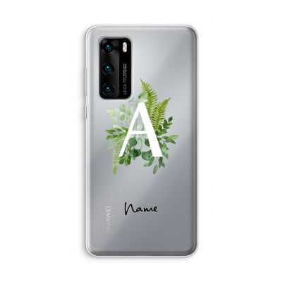 Green Brush: Huawei P40 Transparant Hoesje