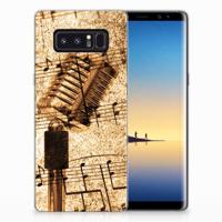 Samsung Galaxy Note 8 | Siliconen hoesje | met foto Bladmuziek