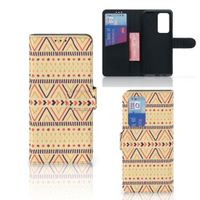 Huawei P40 Pro Telefoon Hoesje Aztec Yellow