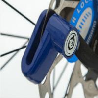 2-delige Heavy Duty motorfiets brommer scooter schijf Brake rotor anti-diefstal beveiligingsslot (blauw)