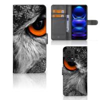 Xiaomi Redmi Note 12 5G | Poco X5 | Telefoonhoesje | Met pasjeshouder | Uil