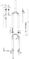 ROCKSHOX verende voorvork "judy gold rl" 29" susp.fork rs judy gold rl 100mm black