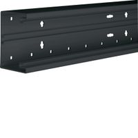 Wandgoot zwart 65x100 mm, vast, voor wandgoot Tehalit RAL 9011 - grafietzwart prijs per meter