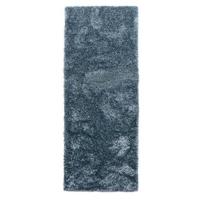 Tapeso Hoogpolige loper Velours - Posh blauw - 80x200 cm