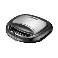 Emerio st-120889 tosti-ijzer rvs/zwart Emerio st-120889 tosti-ijzer rvs/zwart