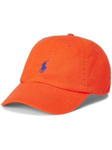 Polo Ralph Lauren casquette en coton à logo Polo Pony brodé - Orange