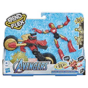 Hasbro Marvel Avengers Bend N Flex Rider Iron Man