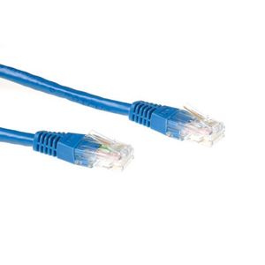 ACT IB3820 U/UTP CAT6A Patchkabel Blauw - 20 meter