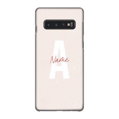 Strawberry Milkshake: Samsung Galaxy S10 4G Volledig Geprint Hoesje