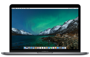 Refurbished MacBook Pro Touchbar 13 inch i7 2.7 Ghz 16 GB 512 GB Licht gebruikt