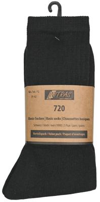 NITRAS SAFETY Basic-socks sw gr.39-42 nitras 1pk with 5 pairs