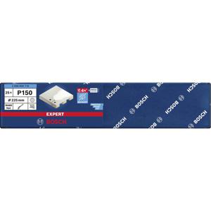 Bosch Accessories EXPERT M480 2608900710 Schuurnet voor wand- en plafondschuurmachine Ongeperforeerd Korrelgrootte (num) 150 (Ø) 225 mm 25 stuk(s)