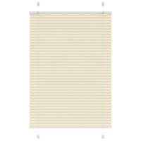 VidaXL Plissé rolgordijn 90x100 cm stofbreedte 89,4 cm polyester crème