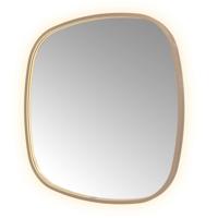Hotbath &More Mirrors Contour LED Badkamerspiegel - Figuur - 80 x 80 cm - Geborsteld Koper Pvd