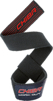 Chiba Gloves 4250024577491 gewichthefriem & steun Weight lifting strap Zwart Een maat 1 stuk(s) - thumbnail