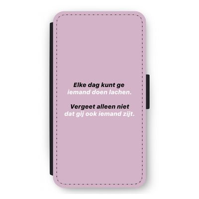 gij zijt ook iemand: iPhone 12 mini Flip Hoesje