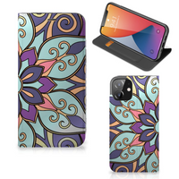 iPhone 12 | iPhone 12 Pro Smart Cover Purple Flower - thumbnail