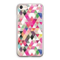 Gekleurde driehoekjes: iPhone 8 Transparant Hoesje