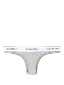 Calvin Klein string à bande logo - Gris