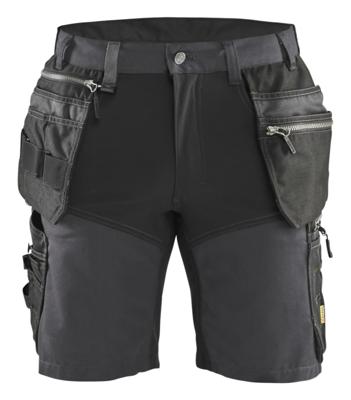 Blåkläder Short met stretch 15981860 | Medium Grijs/Zwart | Maat 56 - 7330509838426