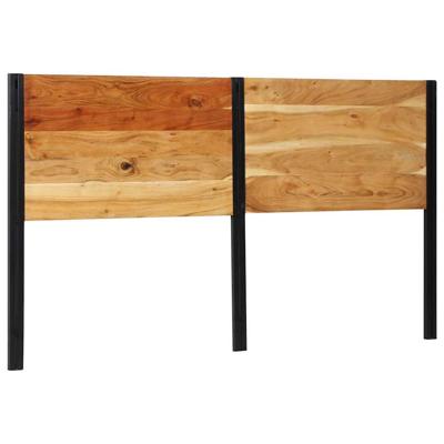 Hoofdeinde 180 cm massief hout acaciahout en ijzer