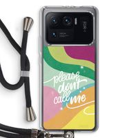 Don't call: Xiaomi Mi 11 Ultra Transparant Hoesje met koord