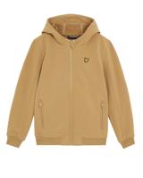 Lyle & Scott winter softshell jas jongens - bruin - capuchon