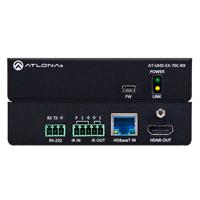 Atlona AT-UHD-EX-70C-RX 4K HDMI/HDBaseT Receiver met PoE, IR en RS-232 Control - 70 meter