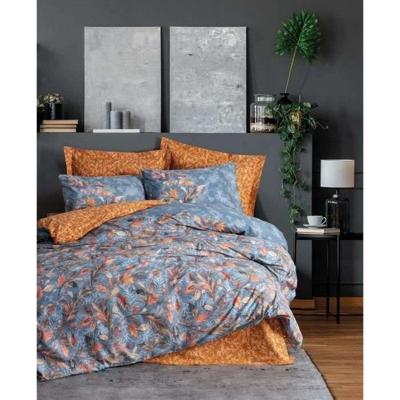 Beddengoedset - 1 dekbedovertrek 220 x 240 cm + 2 kussenslopen 60 x 60 cm - 100% katoen - Mosterd