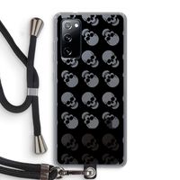Musketon Skulls: Samsung Galaxy S20 FE / S20 FE 5G Transparant Hoesje met koord