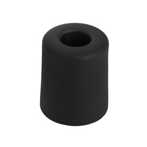 Deurbuffer - deurstopper - zwart - rubber - 35 x 30 mm - schroefbevestiging