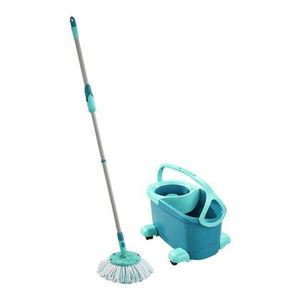 Leifheit Clean Twist Mop Ergo mobile dweilsysteem & -emmer Enkel reservoir Blauw