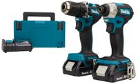 Makita DLX2423AJ | Combopack | DDF487 Accuboor + DTD157 Slagschroevendraaier | 18V | 2,0 AH | Li-ion | Set - thumbnail