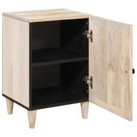Badkamer Kast Wit 38 x 33.5 x 160 cm Massief Mango Hout
