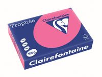 Clairefontaine Trophée Intens, gekleurd papier, A4, 160 g, 250 vel, fuchsia - thumbnail