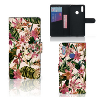 Huawei Y7 (2019) Hoesje Flowers - thumbnail