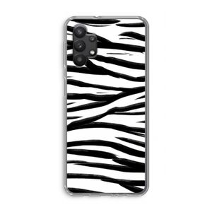 Zebra pattern: Samsung Galaxy A32 5G Transparant Hoesje