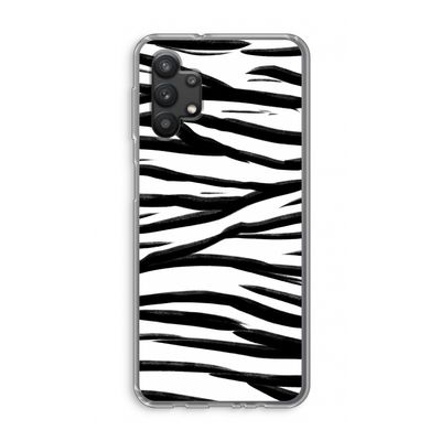 Zebra pattern: Samsung Galaxy A32 5G Transparant Hoesje