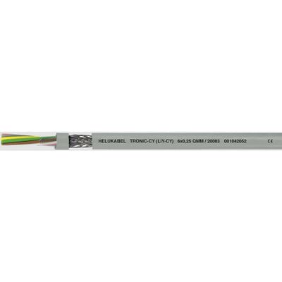 HELU 20063-1000 Datakabel LiYCY 12 x 0.34 mm² Grijs 1000 m