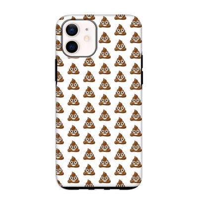 Poop emoji: iPhone 12 mini Tough Case