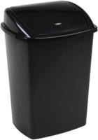 Vuilbak met swing deksel 4,45 l, zwart