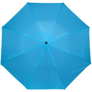 Kleine opvouwbare paraplu lichtblauw 93 cm - Paraplu's