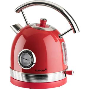 Korona Retro Pfeifkessel Waterkoker Aantal/Volume: 1.8 l Rood