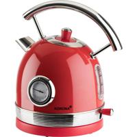 Korona Retro Pfeifkessel Waterkoker Aantal/Volume: 1.8 l Rood